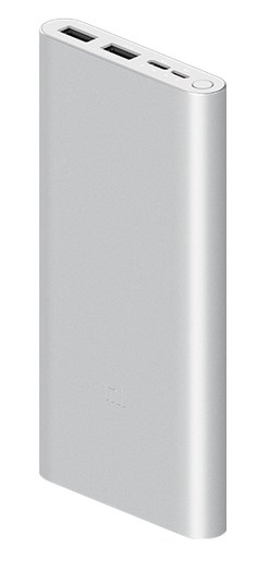 Внешний аккумулятор Xiaomi Mi Power Bank 3 10000 mah 18W Type-C PLM13ZM серебристый фото 1