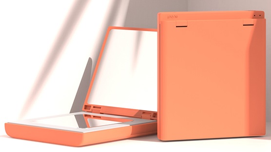 Многофункциональное зеркало Xiaomi VH Portable Beauty Mirror оранжевый фото 3