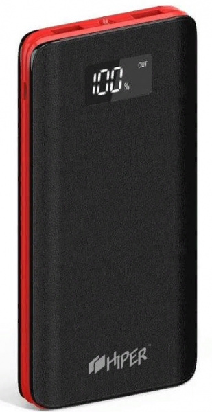 Внешний аккумулятор Hyper HIPER BS10000, 10000 mah. черный/красный фото 1