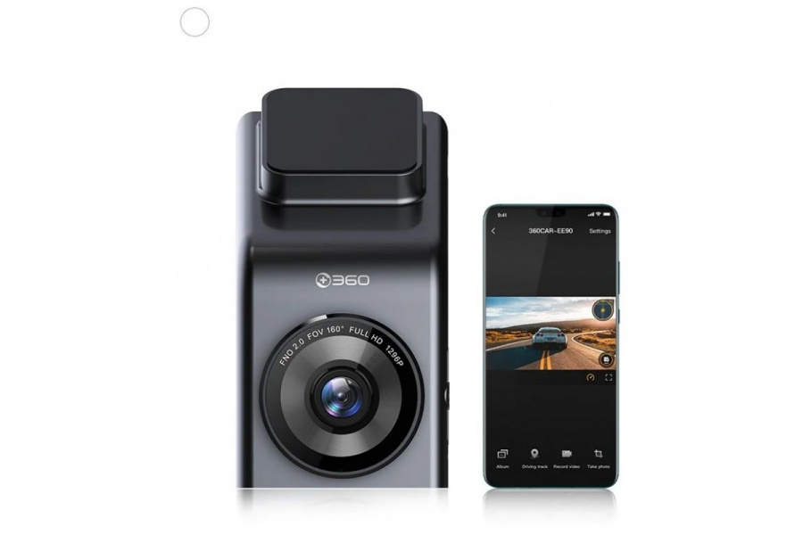 Видеорегистратор 360 G300H, GPS, черный фото 4