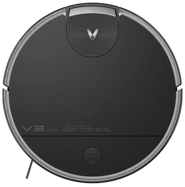 Робот-пылесос Viomi Robot Vacuum V3 Max, чёрный фото 2