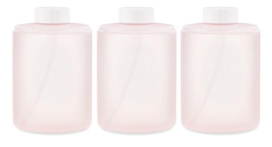 Сменные блоки-насадки для дозатора Mijia Automatic Foam Soap Dispenser (3шт), розовый фото 2