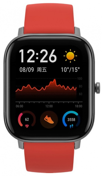 Умные часы Xiaomi Huami Amazfit GTS, оранжевые фото 1