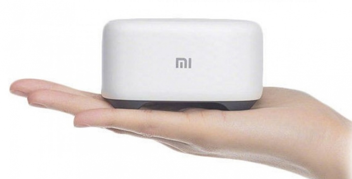 Колонка Xiaomi Mi AI Mini Speaker, белая фото 2