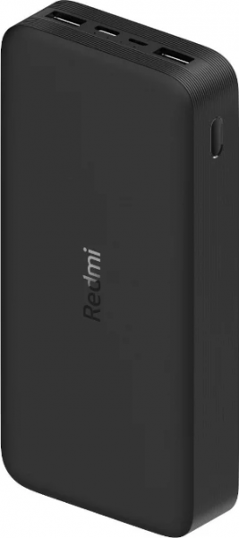 Внешний аккумулятор Xiaomi Redmi Power Bank 20000 mah 2USB/USB Type-C черный фото 3
