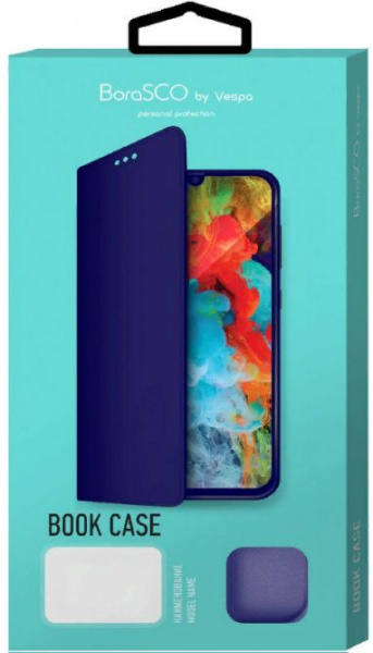 Чехол-книжка для Xiaomi Redmi 9T синий, Book Case, Borasco фото 1