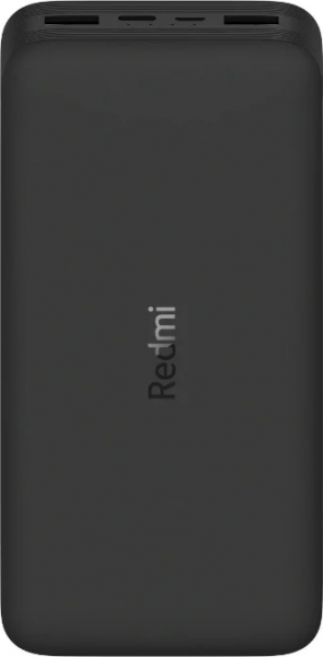 Внешний аккумулятор Xiaomi Redmi Power Bank 20000 mah 2USB/USB Type-C черный фото 1