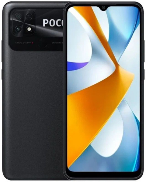 Смартфон Poco C40 4/64Gb Черный RU фото 1