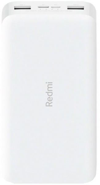 Внешний аккумулятор Xiaomi Redmi Power Bank 10000 mah 2USB/USB Type-C белый фото 1